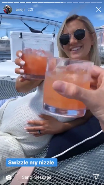 Arie Luyendyk Jr., Lauren Luyendyk, Babymoon